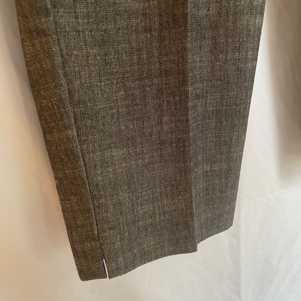 Gray Slim-Fitting Slacks - Picture 4 of 5
